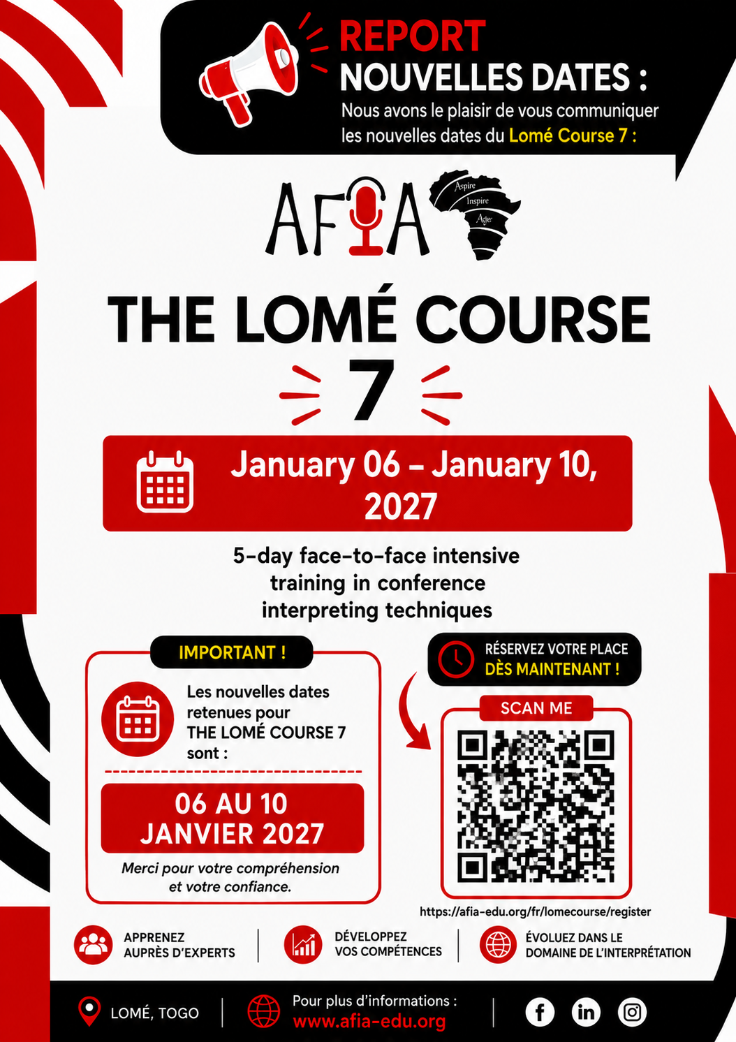 The Lomé course 7
